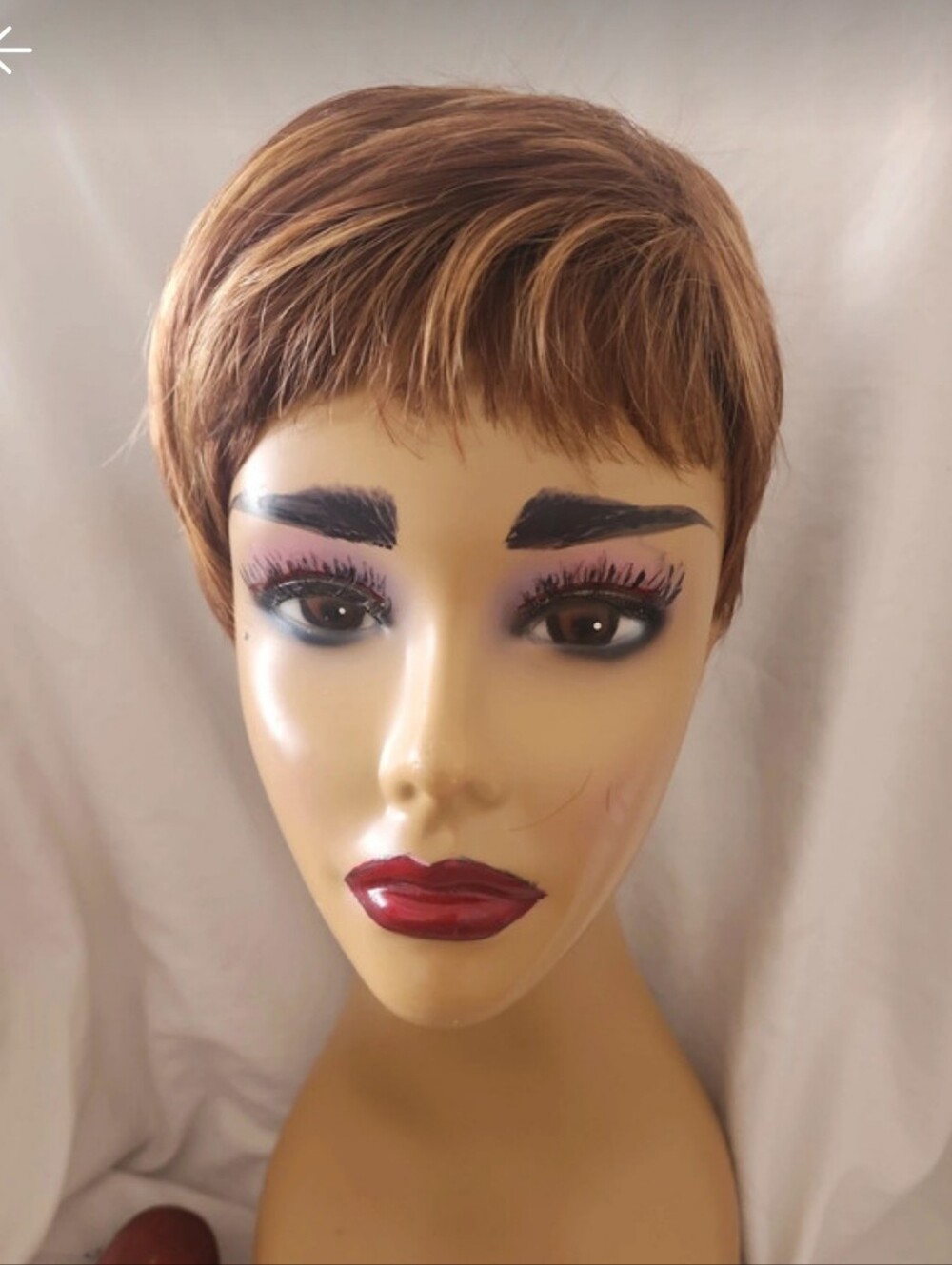 New Short Pixie Cut Wig - Ombre Blonde/Brown